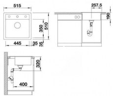 Мойка Blanco Dalago 5 схема